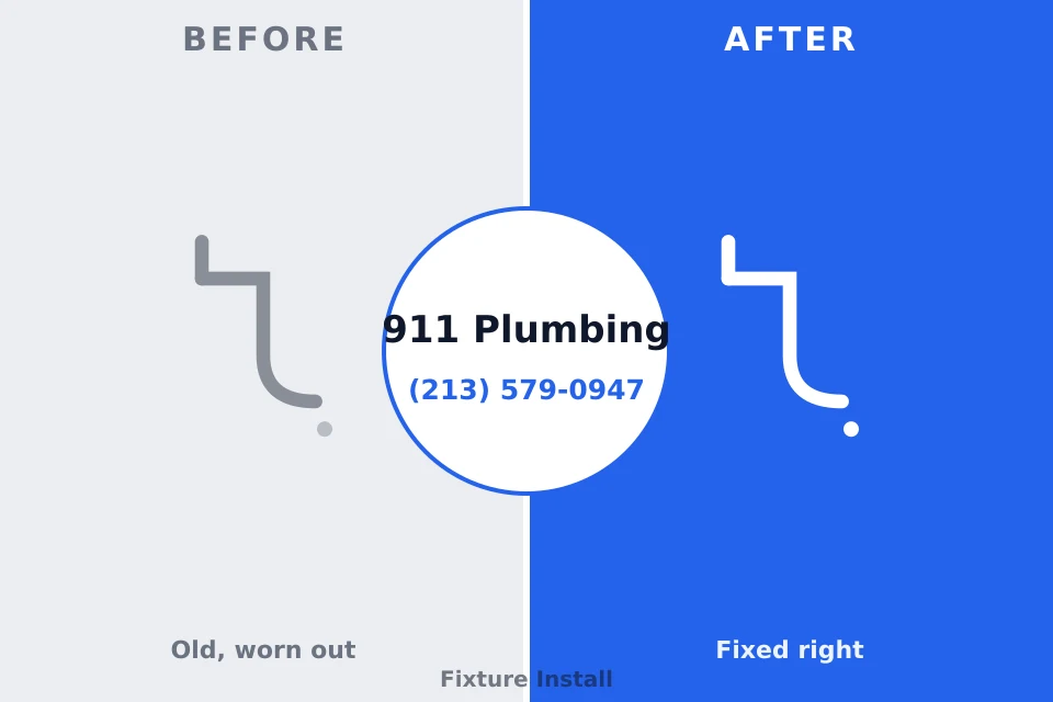 Before and after: plumbing repair Holiday City South, NJ